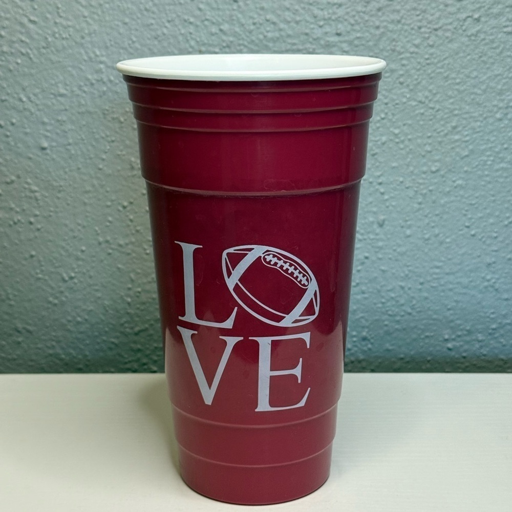 Red Love Football Cup